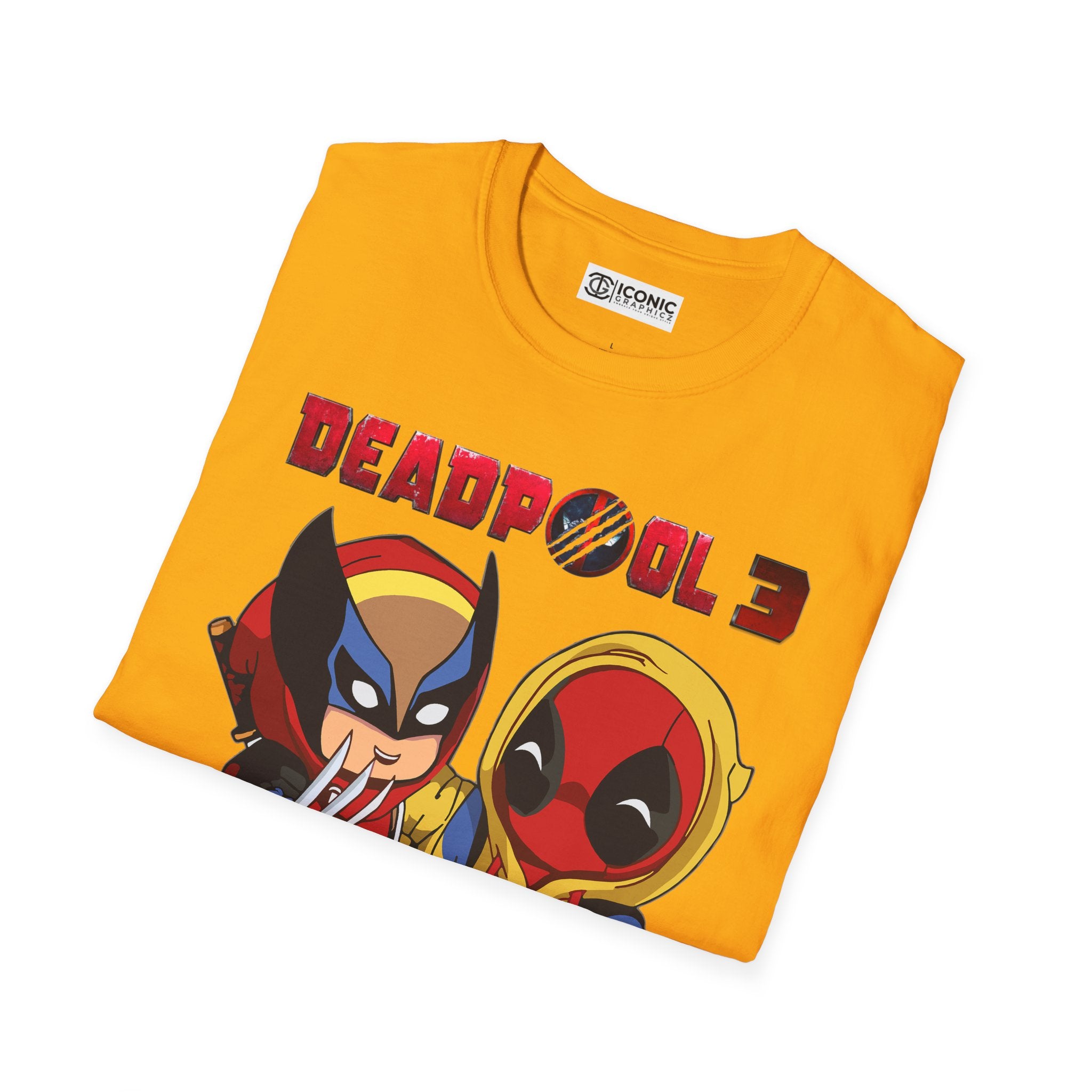 Deadpool and Wolverine Unisex Softstyle T-Shirt - IGZ Clothing 