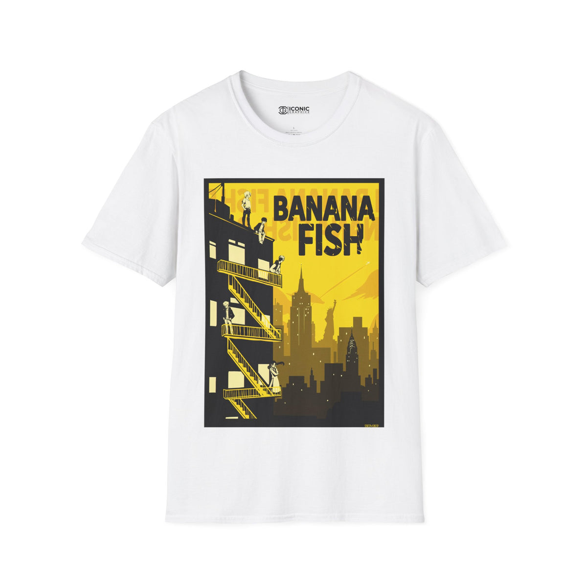 Banana Fish Unisex Softstyle T-Shirt - IGZ Clothing 