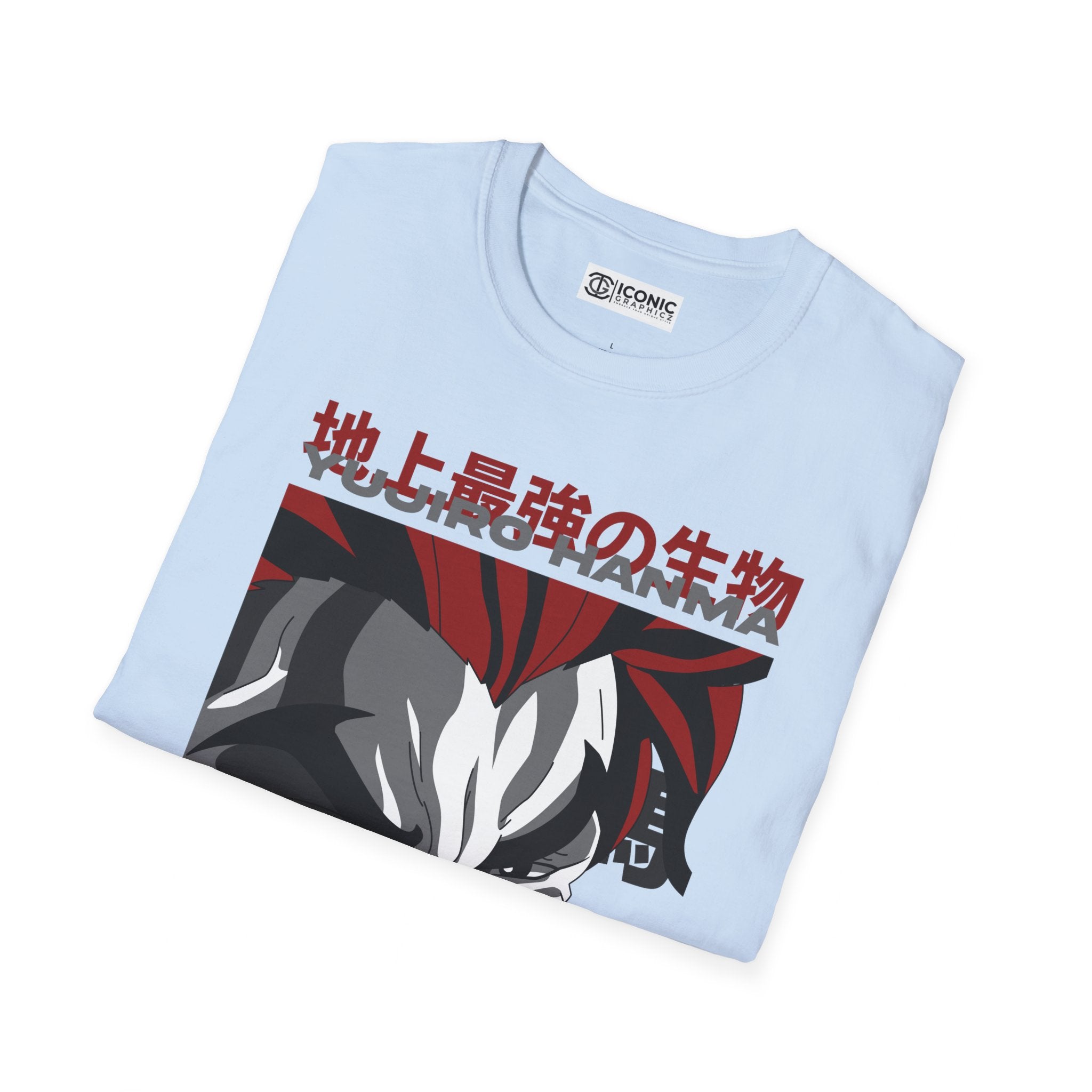 Hanma Yujiro Unisex Softstyle T-Shirt - IGZ Clothing 