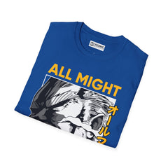 All Might Unisex Softstyle T-Shirt - IGZ Clothing 