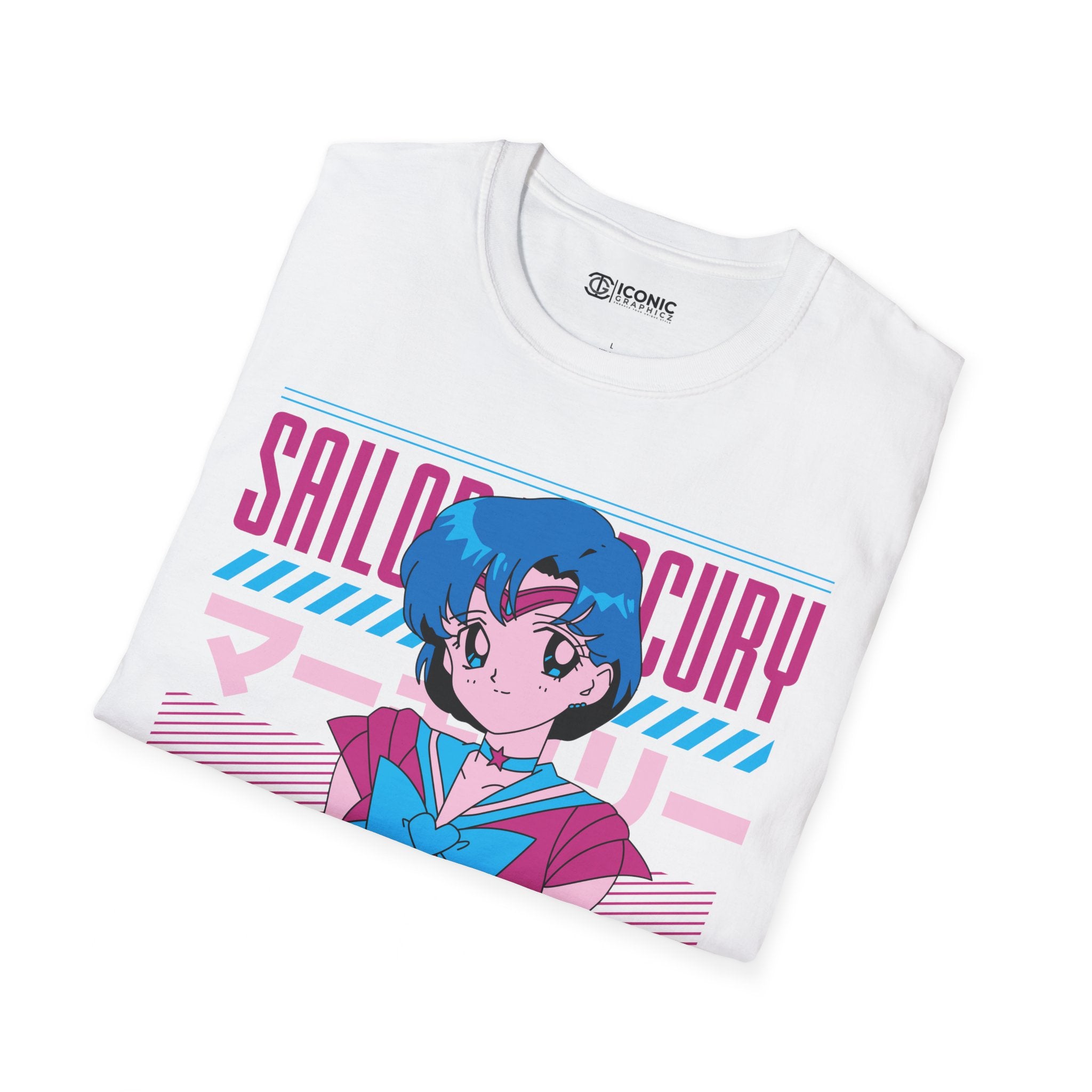 Sailor Mercury Unisex Softstyle T-Shirt - IGZ Clothing 