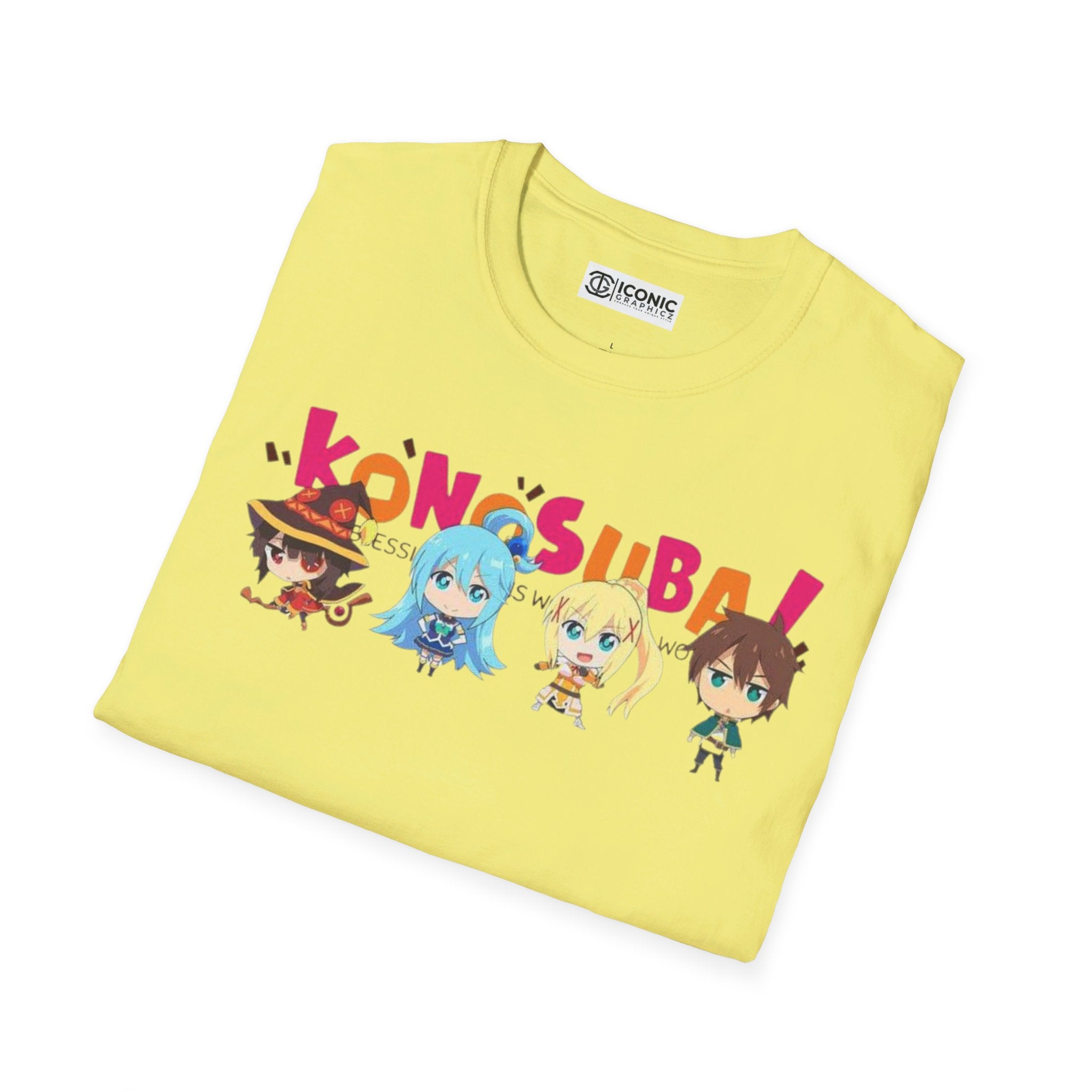 Konosuba Unisex Softstyle T-Shirt - IGZ Clothing 