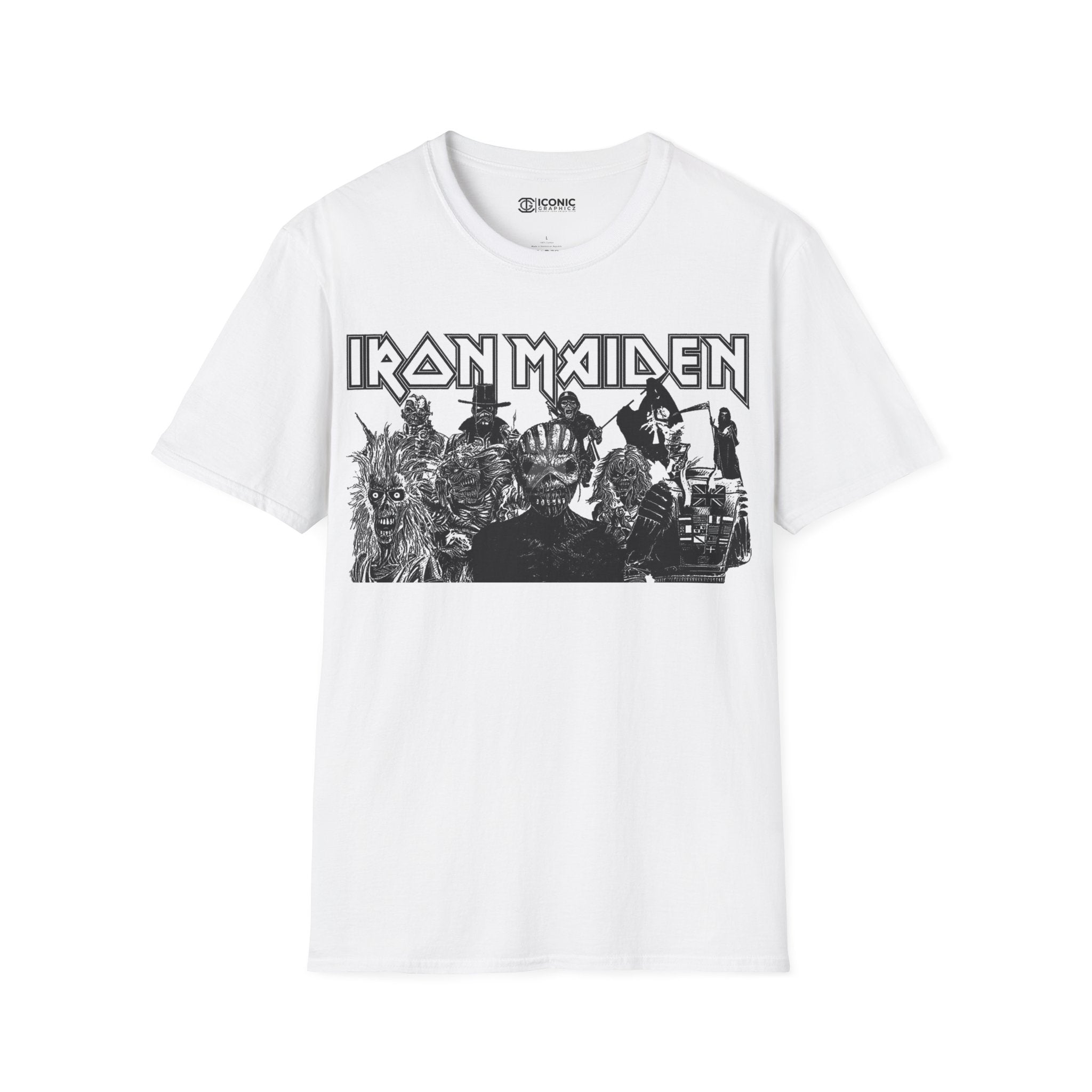 Iron Maiden Unisex Softstyle T-Shirt - IGZ Clothing 