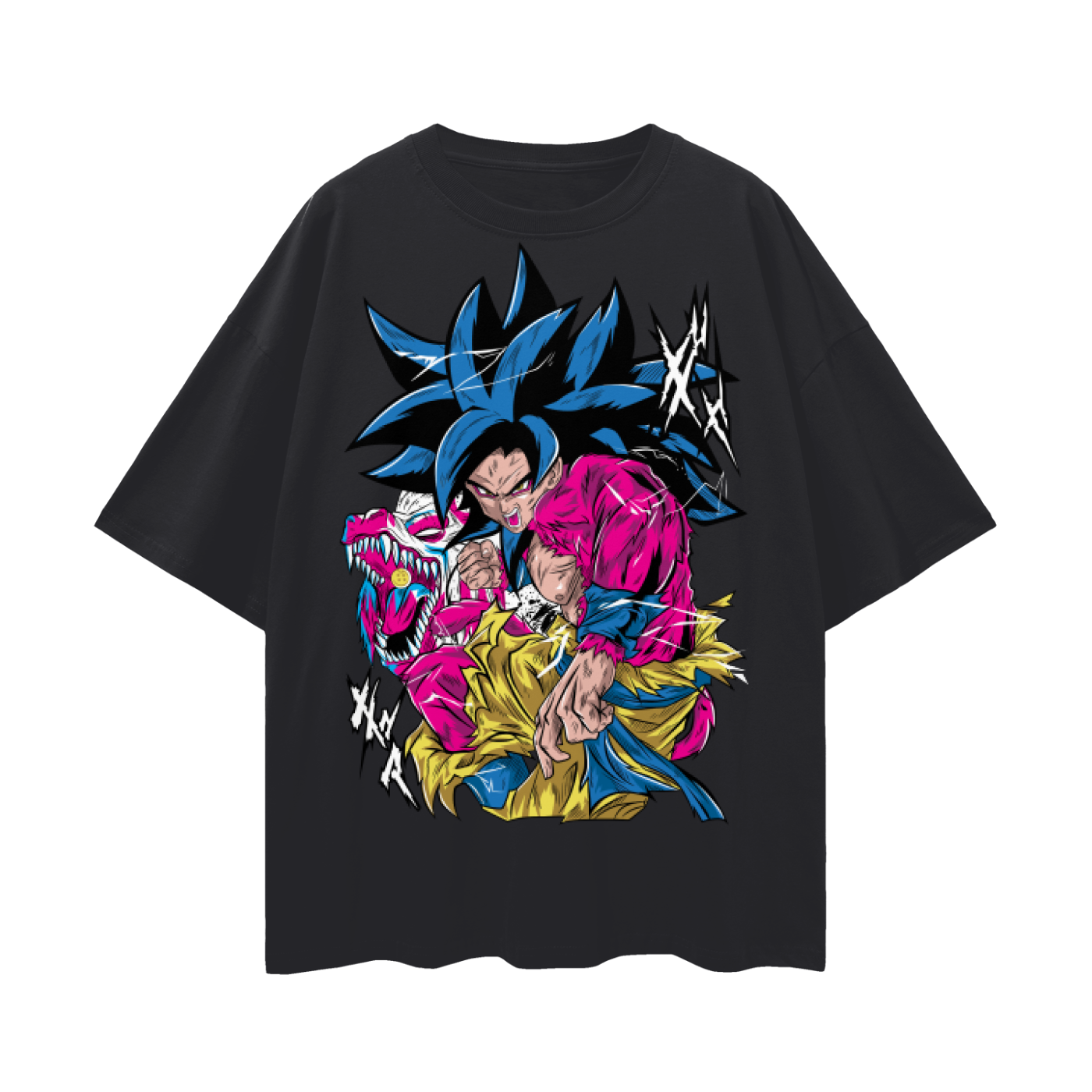 Goku Dragon ball GT Oversize Deep Drop Shoulder Tee