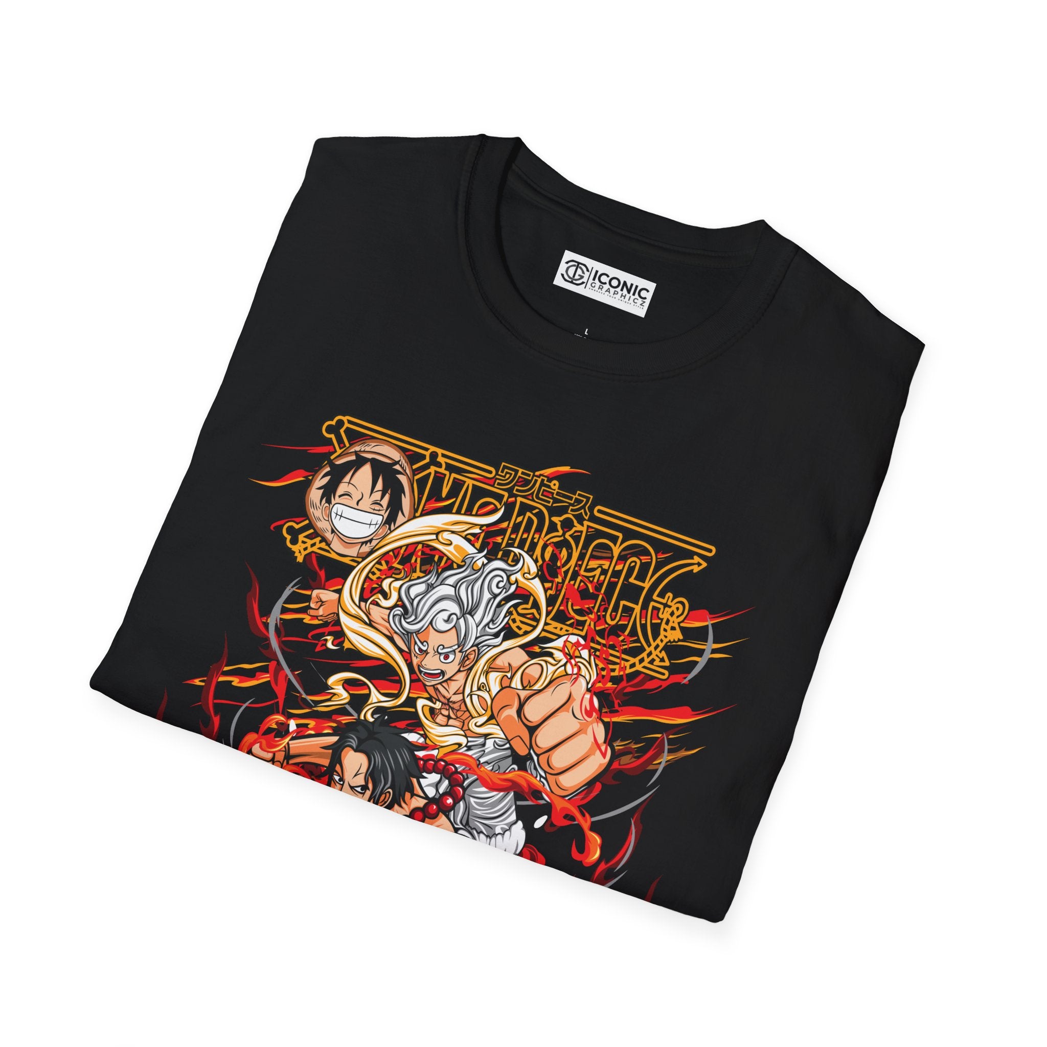 Sun God Luffy and Ace One Piece T-Shirt