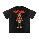 Tupac Shakur Acid Wash Oversize T-Shirt