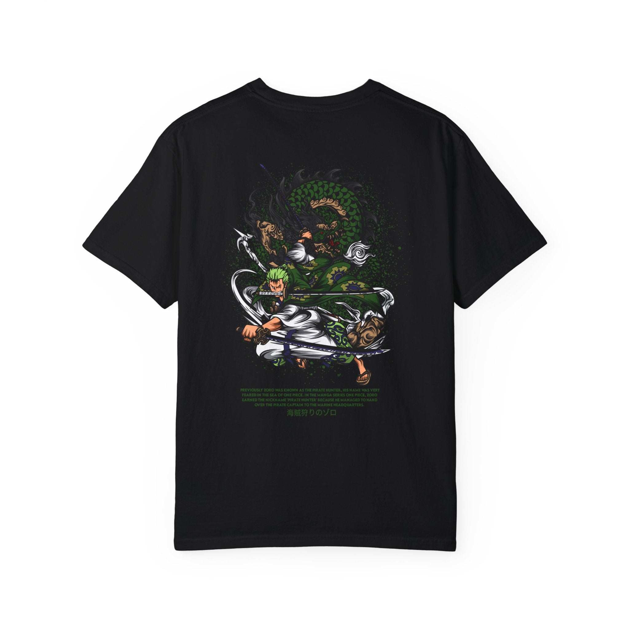 Zoro One Piece Garment-Dyed T-shirt