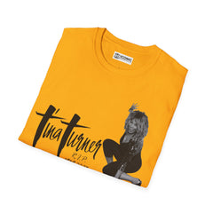 Tina Turner Unisex Softstyle T-Shirt - IGZ Clothing 