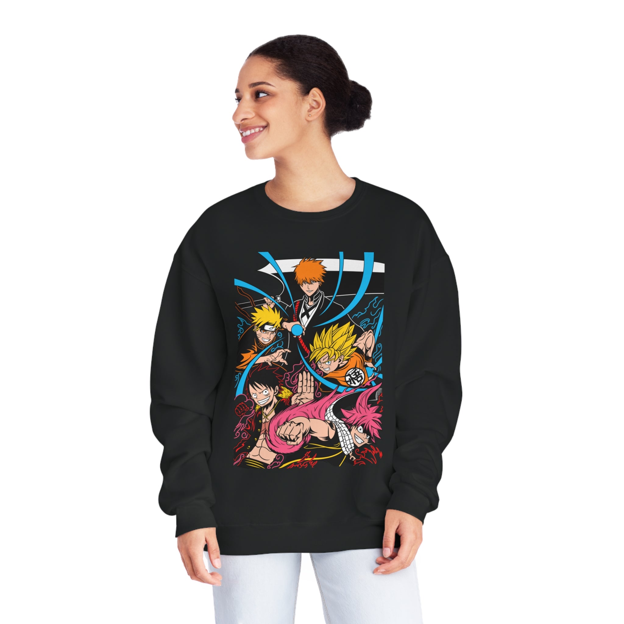 Anime Unisex NuBlend® Crewneck Sweatshirt