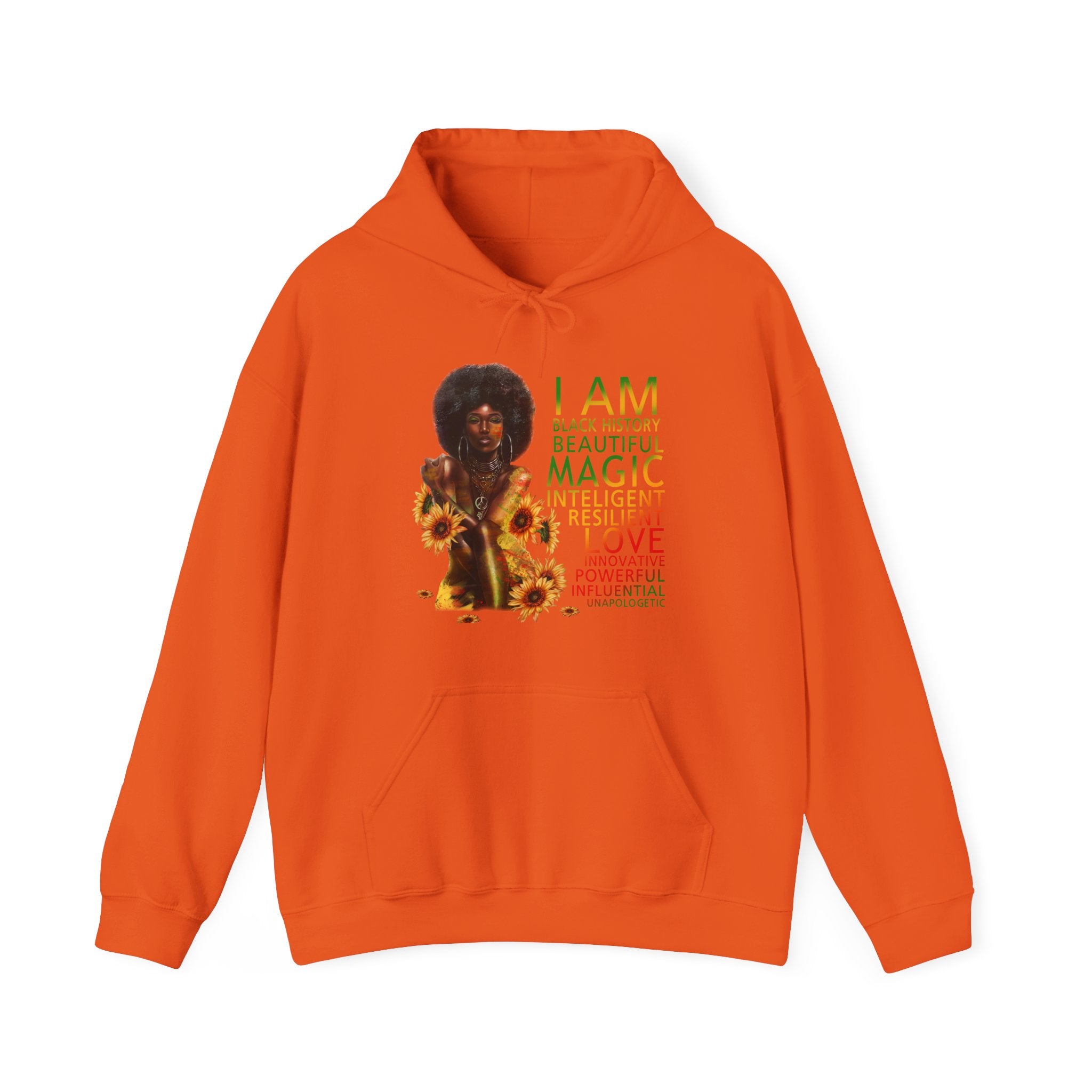 Black girl magic Unisex Heavy Blend™ Hooded Sweatshirt