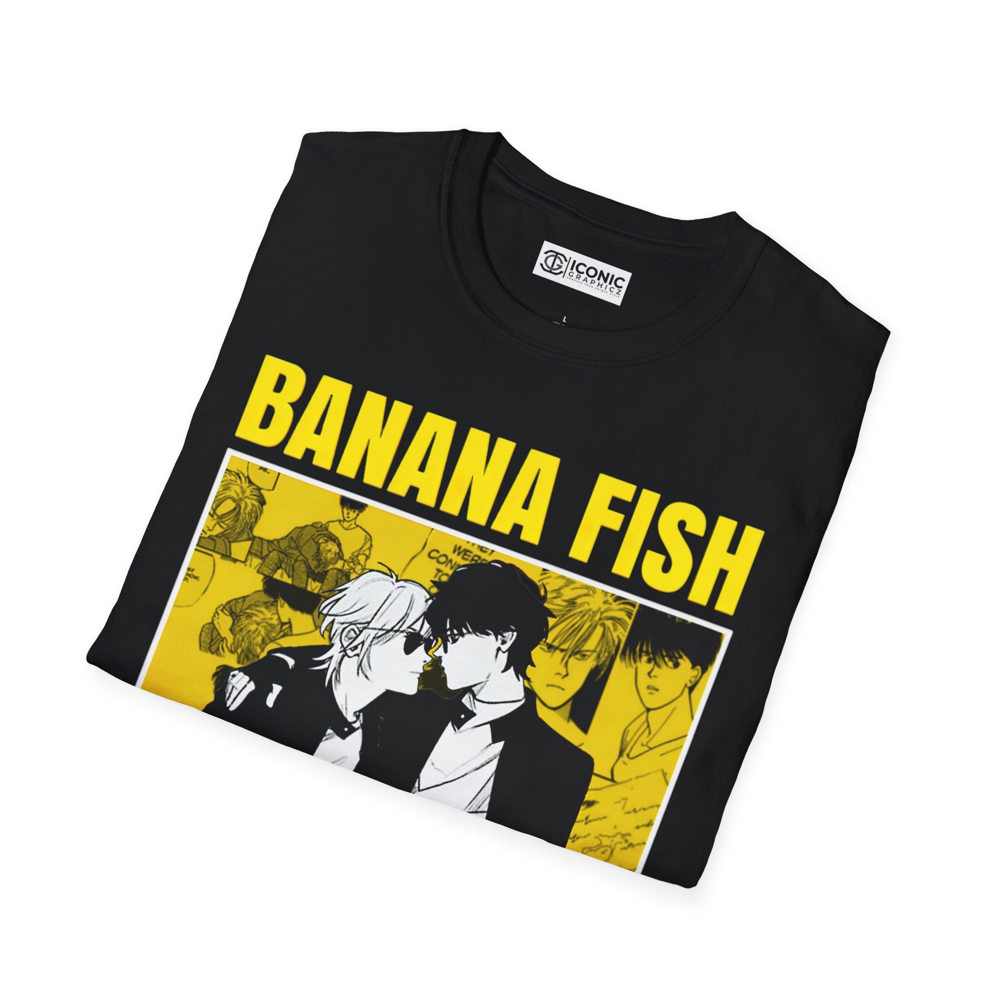 Banana Fish Unisex Softstyle T-Shirt - IGZ Clothing 