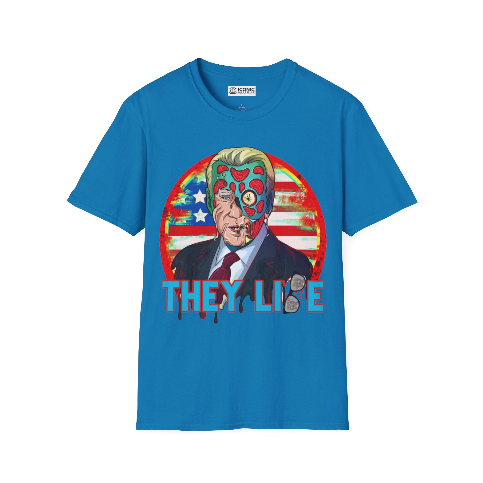 They Lie Joe Biden Unisex Softstyle T-Shirt - IGZ Clothing 