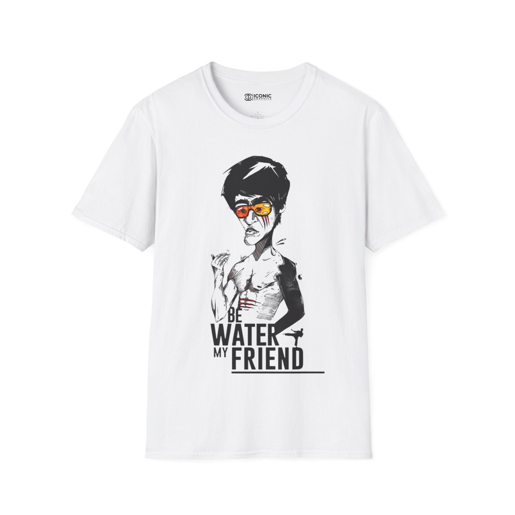 Bruce Lee Unisex Softstyle T-Shirt - IGZ Clothing 