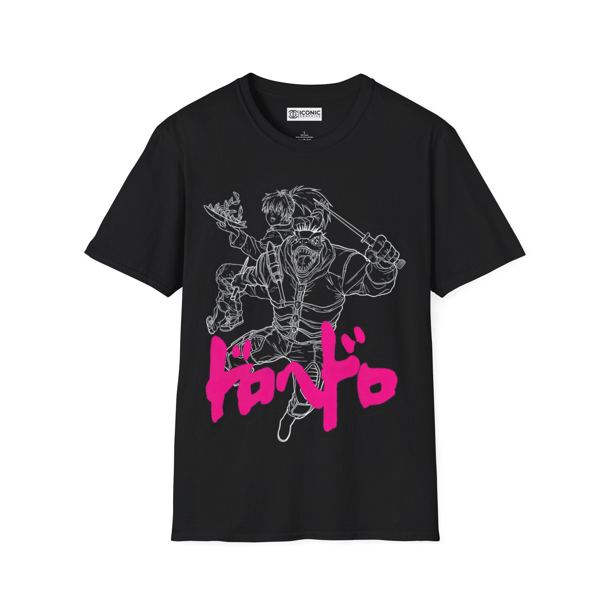 Dorohedoro Kaiman and Nikaido Unisex Softstyle T-Shirt - IGZ Clothing 