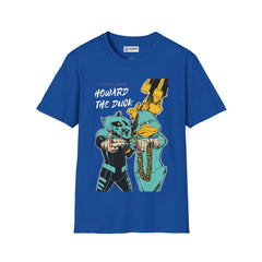 Howard the Duck and Rocket Raccoon Unisex Softstyle T-Shirt - IGZ Clothing 