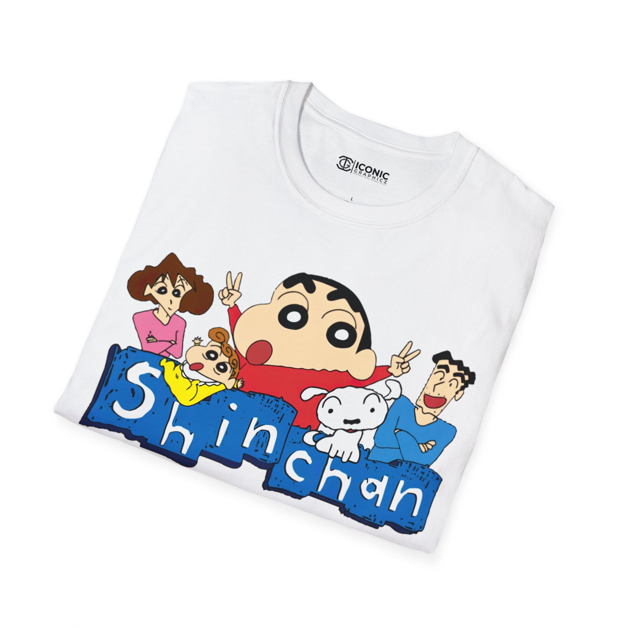 Shinchan Unisex Softstyle T-Shirt - IGZ Clothing 