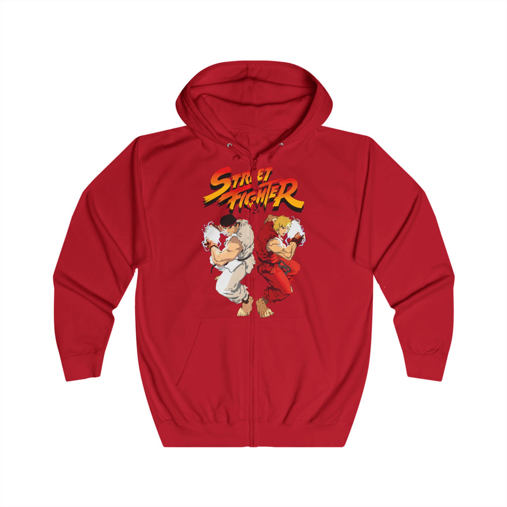 Ryu x ken Unisex Full Zip Hoodie