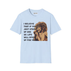 Tina Turner Unisex Softstyle T-Shirt - IGZ Clothing 