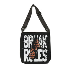 Break Rules Adjustable Tote Bag (AOP) - IGZ Clothing 