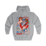 Asuka Evangelion Unisex Full Zip Hoodie