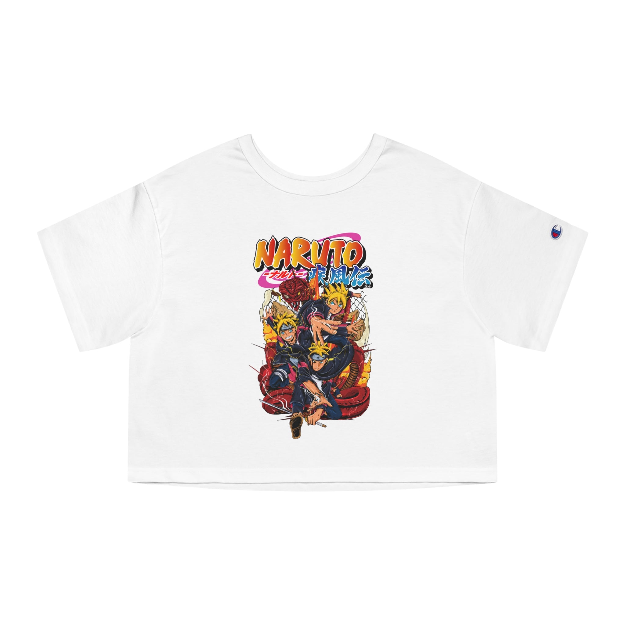 Uzumaki Boruto Champion Women's Heritage Cropped T-Shirt