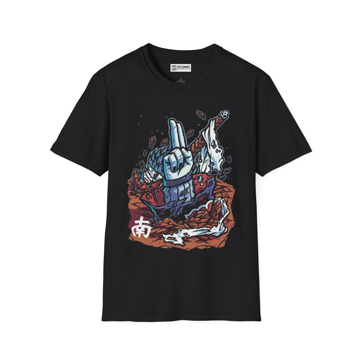 Kisame Unisex Softstyle T-Shirt - IGZ Clothing 