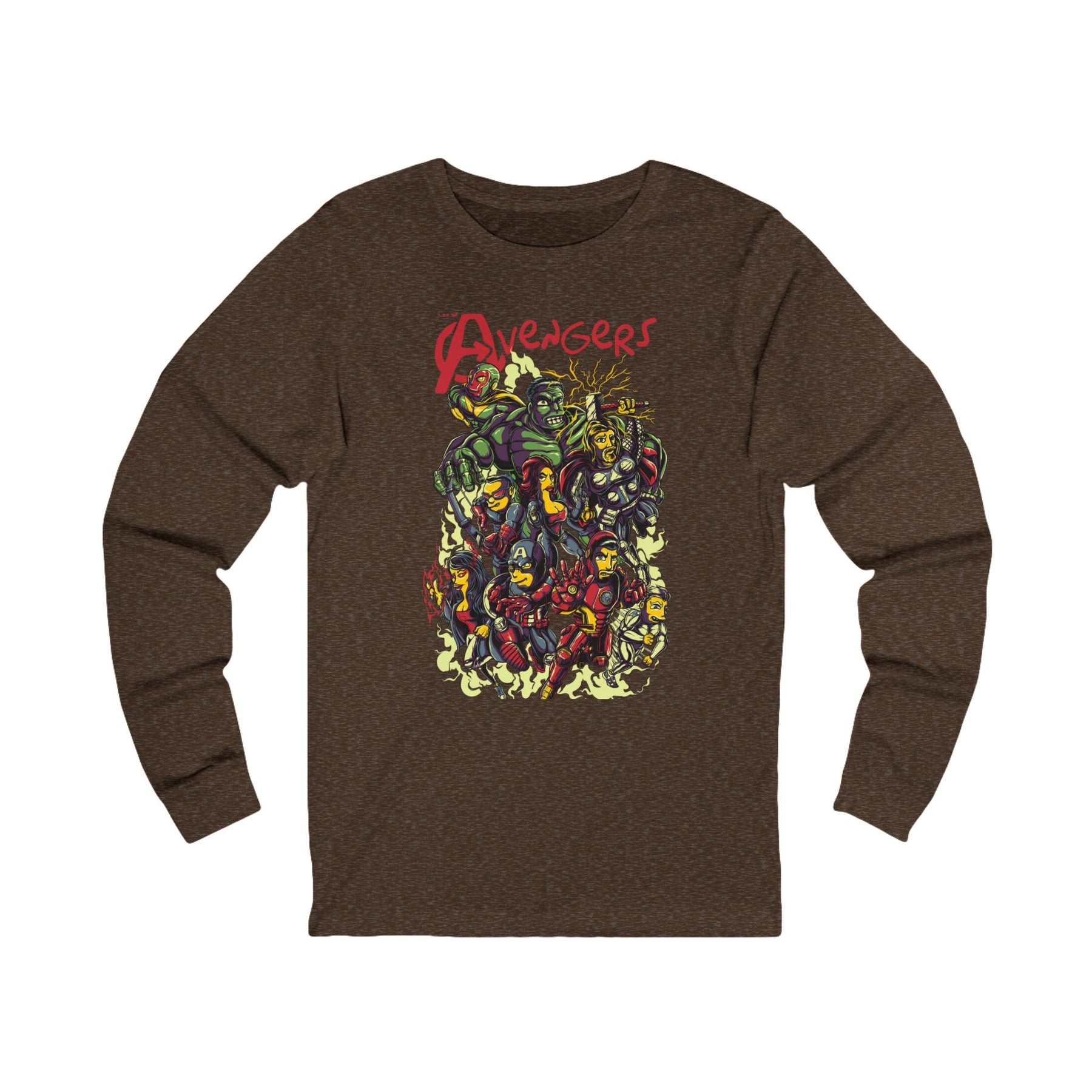 Simpsons Unisex Jersey Long Sleeve Tee - 