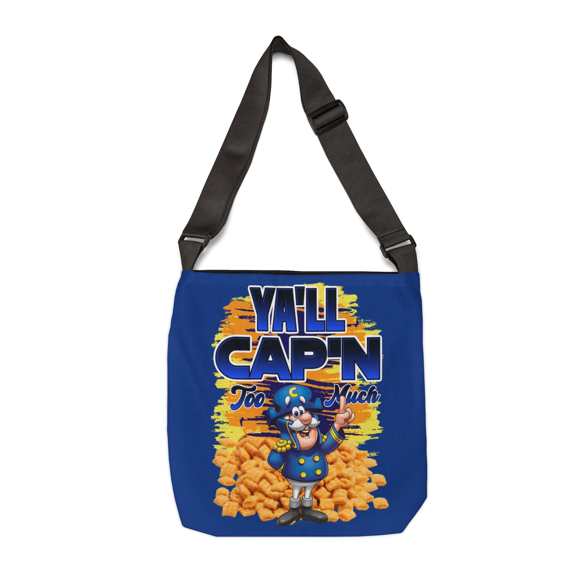 Yall Capn too much Adjustable Tote Bag (AOP) - 