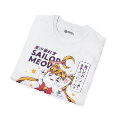 Sailor Meow Unisex Softstyle T-Shirt - IGZ Clothing 