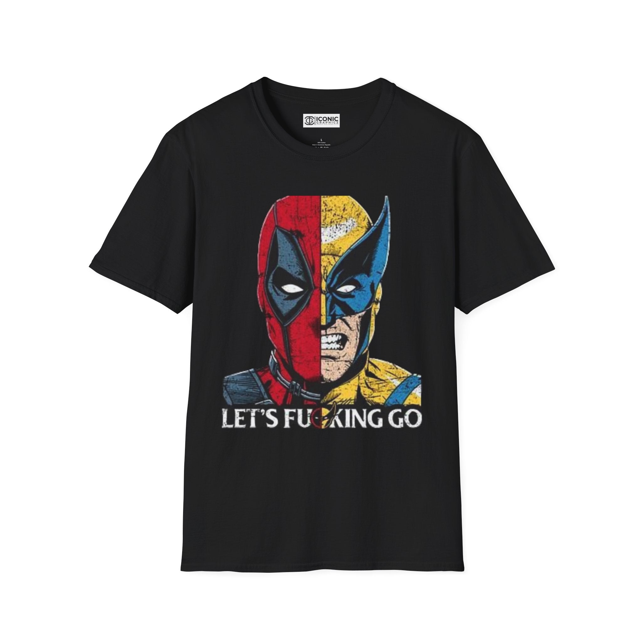 Deadpool and Wolverine Unisex Softstyle T-Shirt - IGZ Clothing 