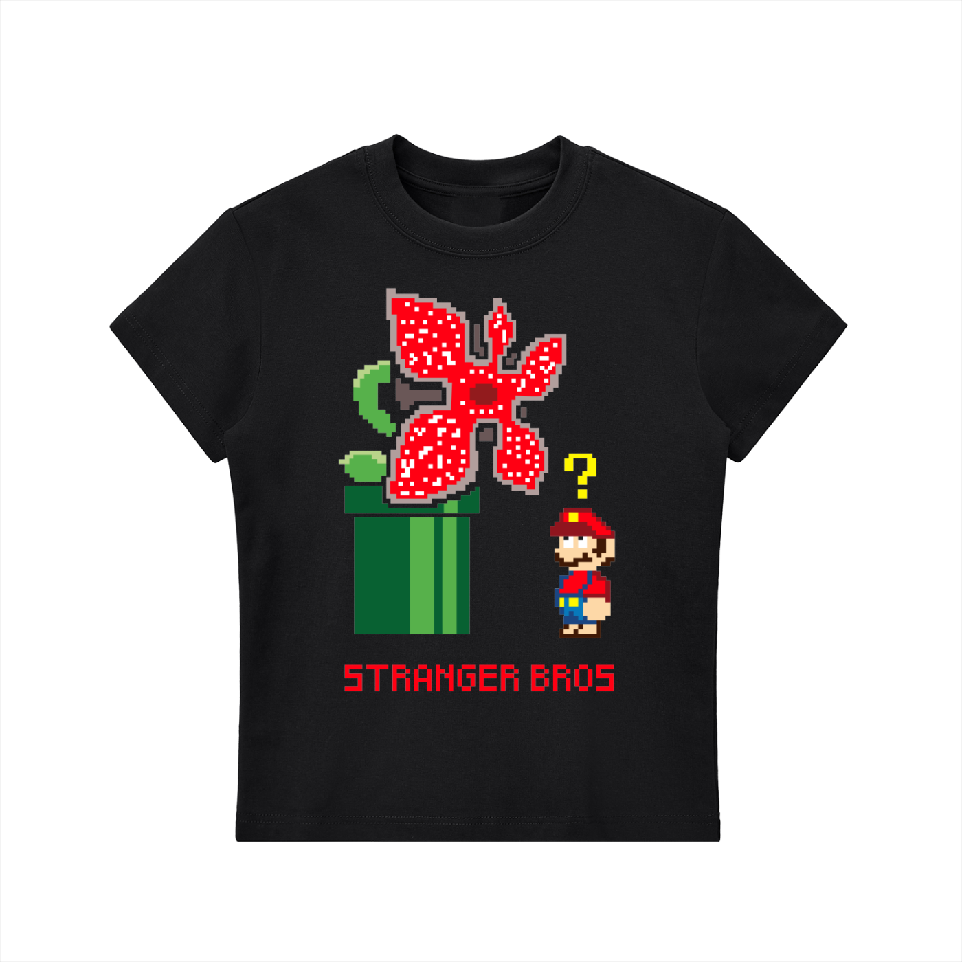 Super Mario Essential Bodycon Crewneck T-Shirt