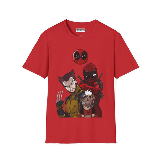 Deadpool and Wolverine Unisex Softstyle T-Shirt - IGZ Clothing 