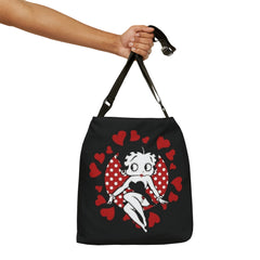 Betty Boop Adjustable Tote Bag (AOP) - IGZ Clothing 