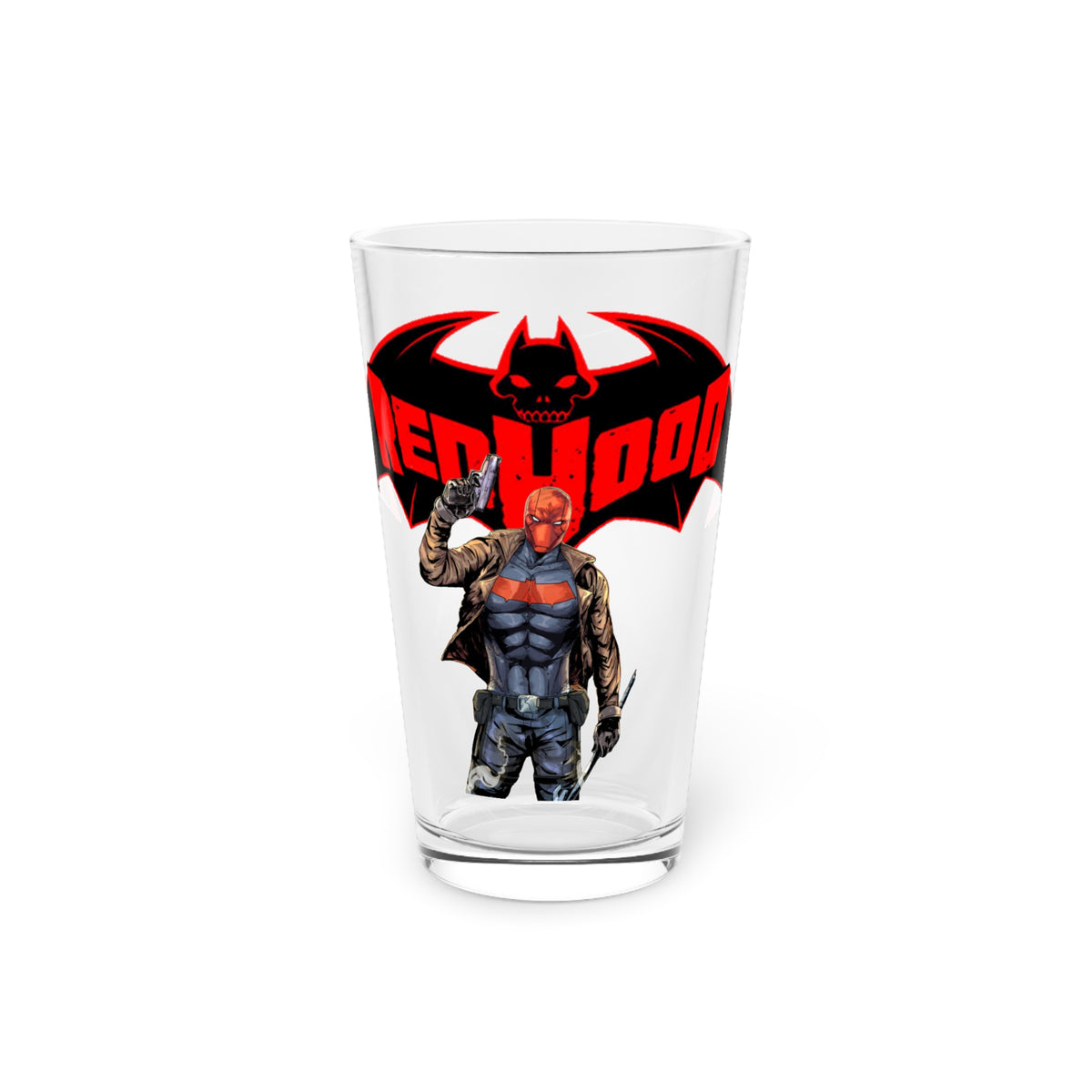 Red Hood Pint Glass, 16oz