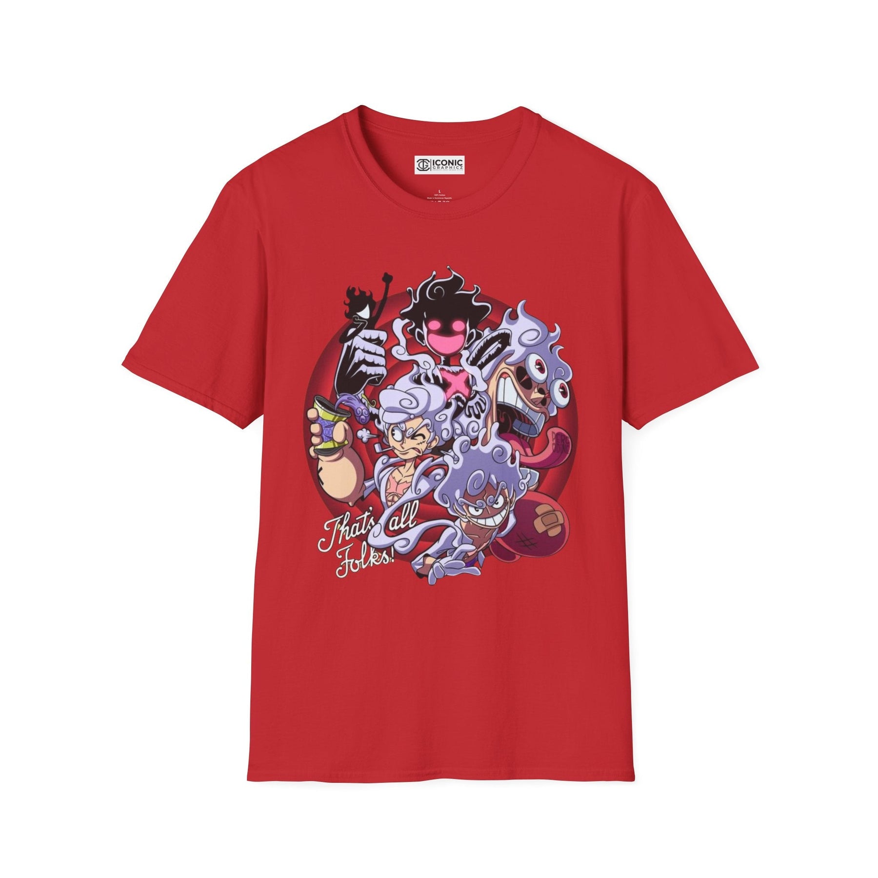 Sun God Luffy One Piece T-Shirt Printify