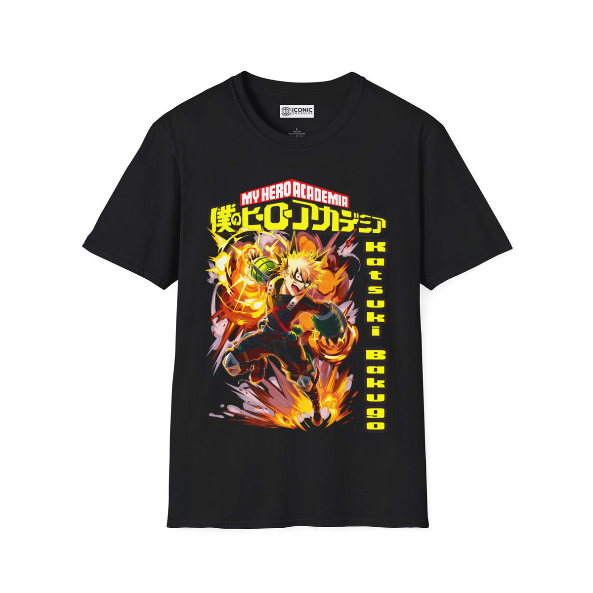 Bakugo Unisex Softstyle T-Shirt - IGZ Clothing 