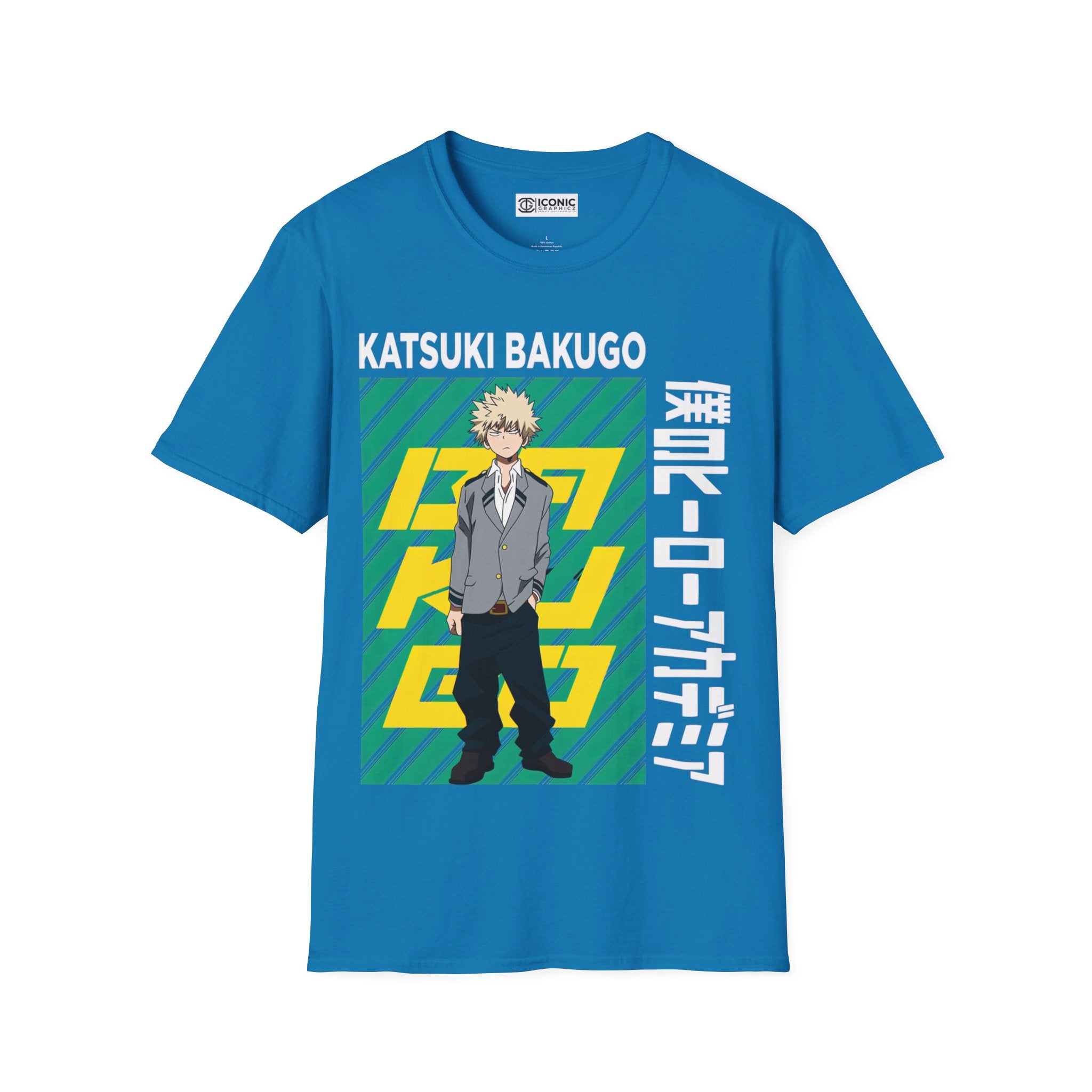 Bakugo Unisex Softstyle T-Shirt - IGZ Clothing 