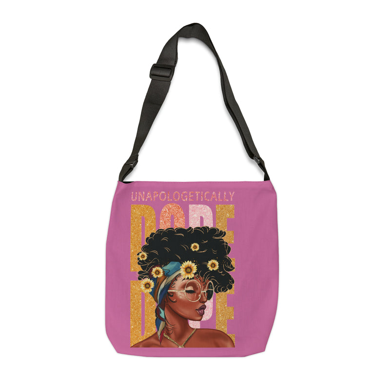 Black Beauty Adjustable Tote Bag (AOP) - IGZ Clothing 