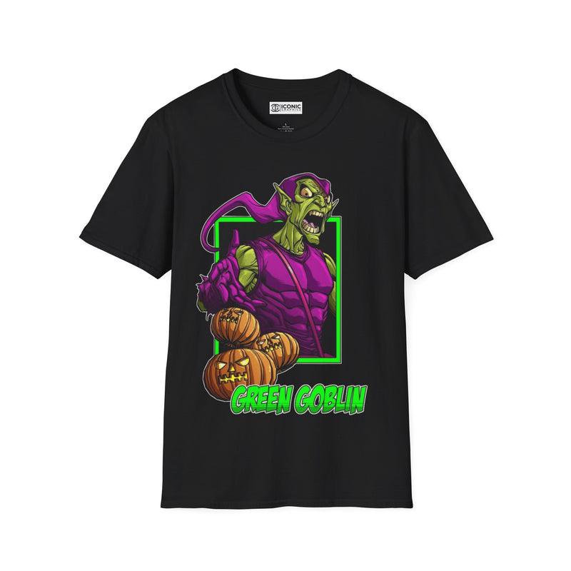 Green Goblin Unisex Softstyle T-Shirt - IGZ Clothing 