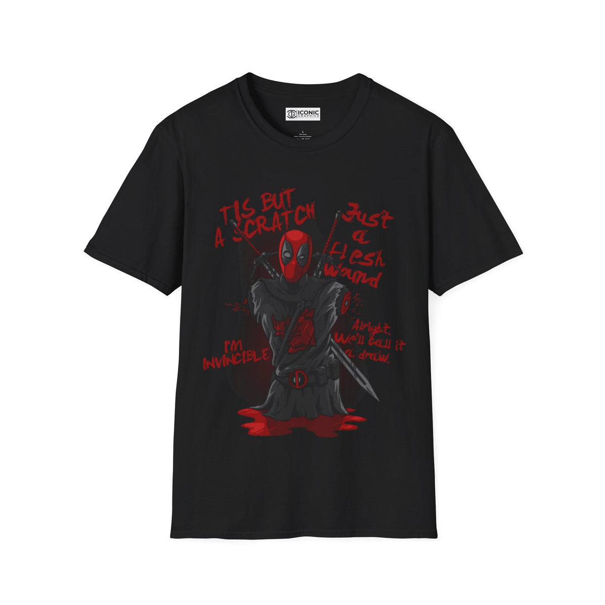 Deadpool Unisex Softstyle T-Shirt - IGZ Clothing 