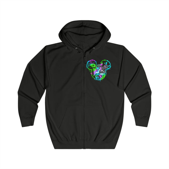 Oogie Boogie Unisex Full Zip Hoodie