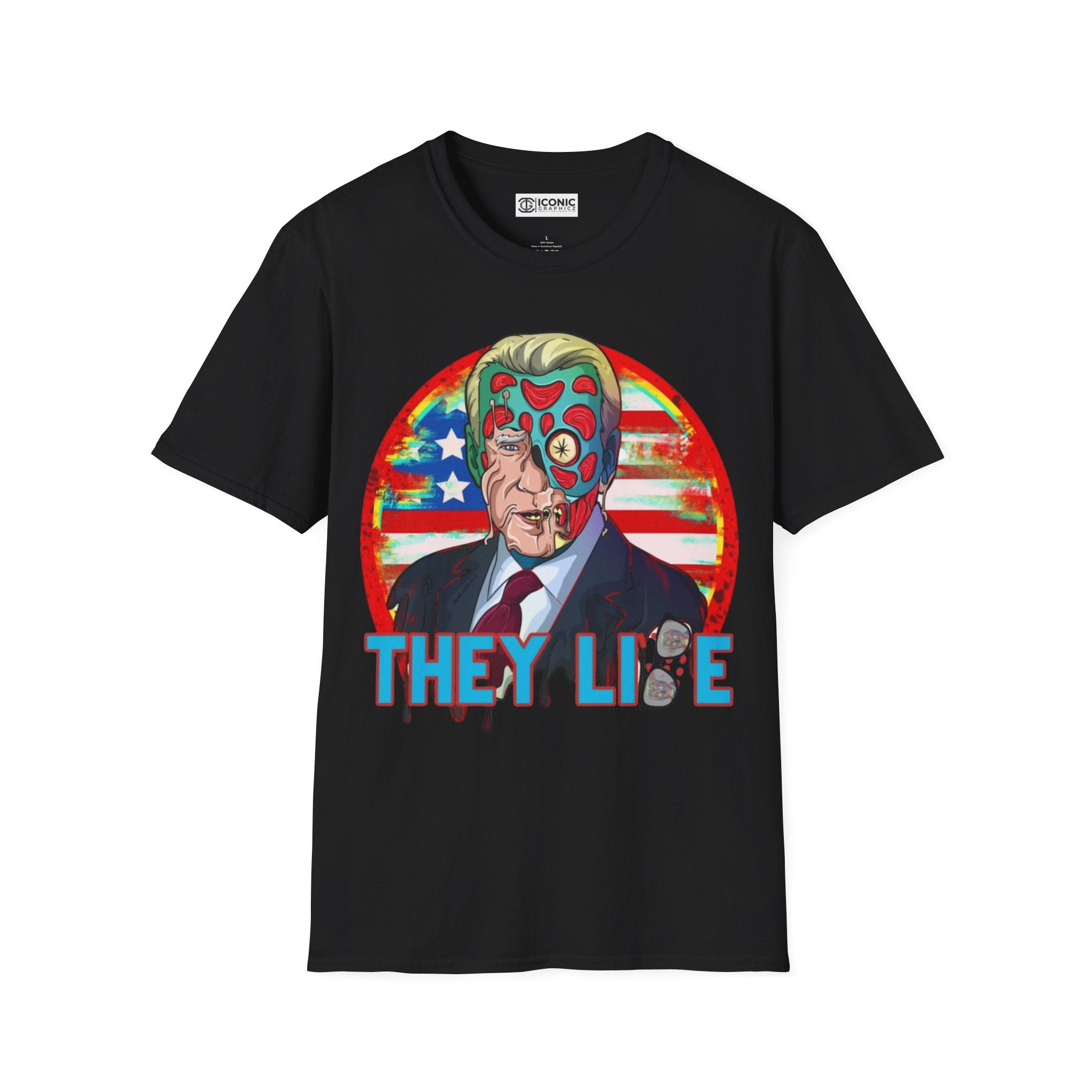 They Lie Joe Biden Unisex Softstyle T-Shirt - IGZ Clothing 