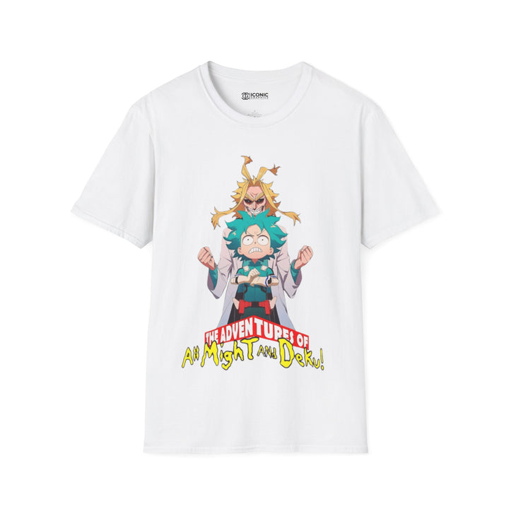 All Might & Deku Unisex Softstyle T-Shirt - Premium T-Shirt from - Just $26! Shop now at IGZ Clothing 