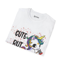 Cute Psycho Unisex Softstyle T-Shirt - IGZ Clothing 