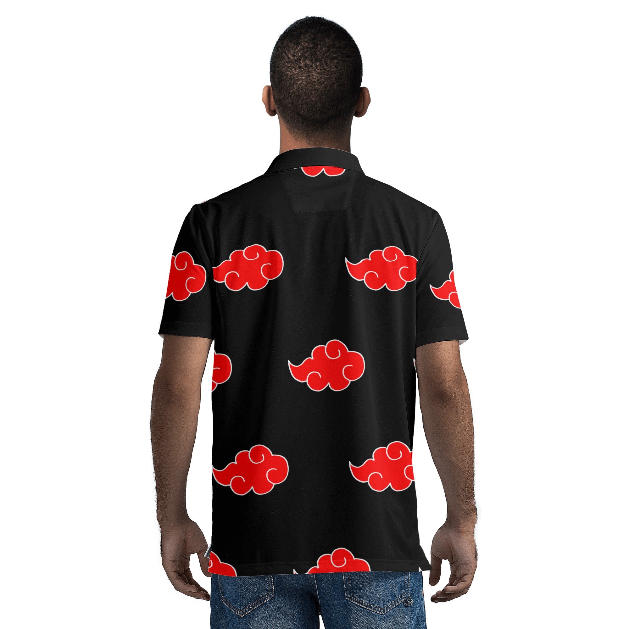 Mens All Over Print Polo Shirt - IGZ Clothing 