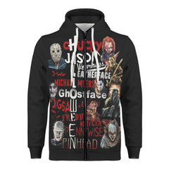 Maniacs Mens All Over Print Zip Hoodie - IGZ Clothing 