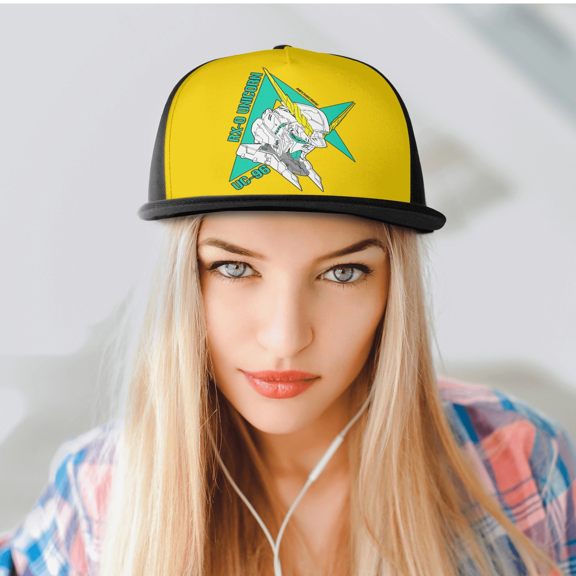 Gundam Front Printing Casual Hip-hop Hats - IGZ Clothing 