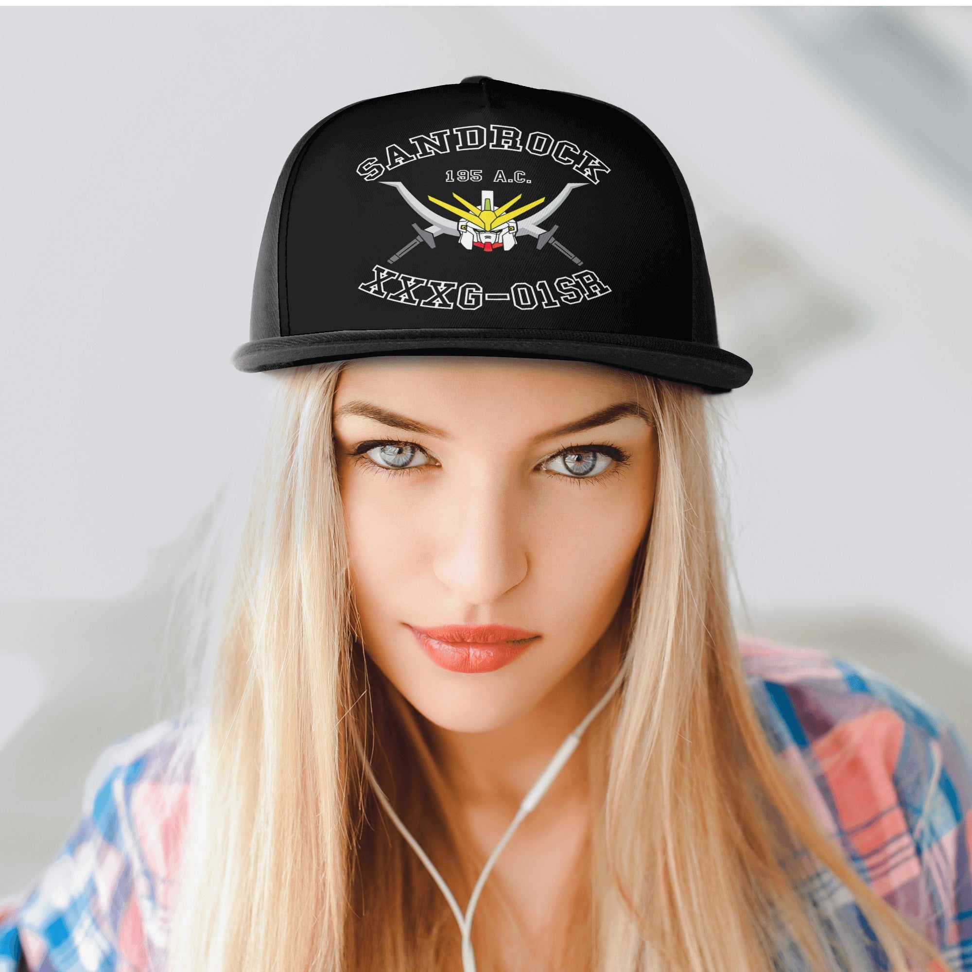 Gundam Front Printing Casual Hip-hop Hats - IGZ Clothing 