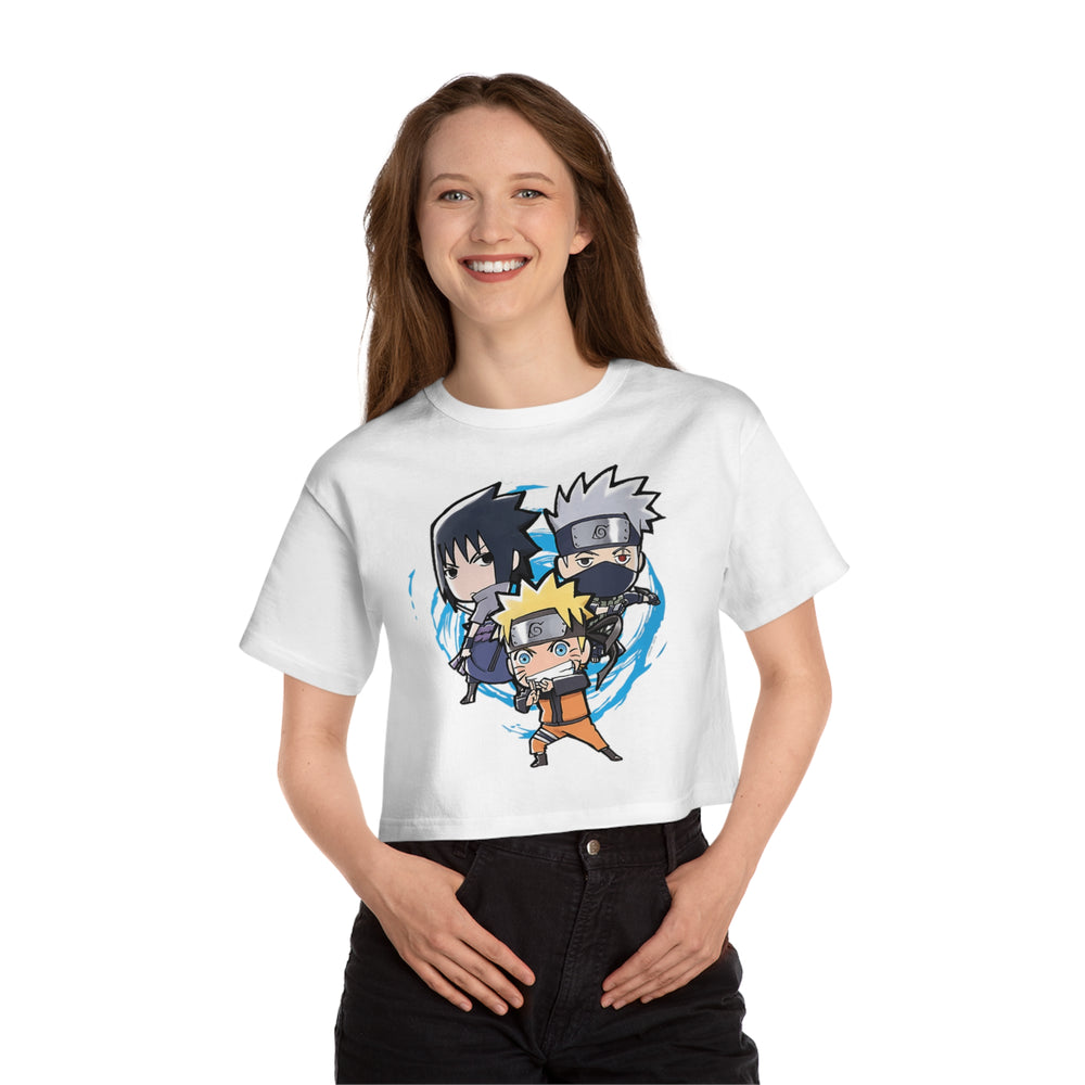 Konoha Ninjas Champion Women's Heritage Cropped T-Shirt - 
