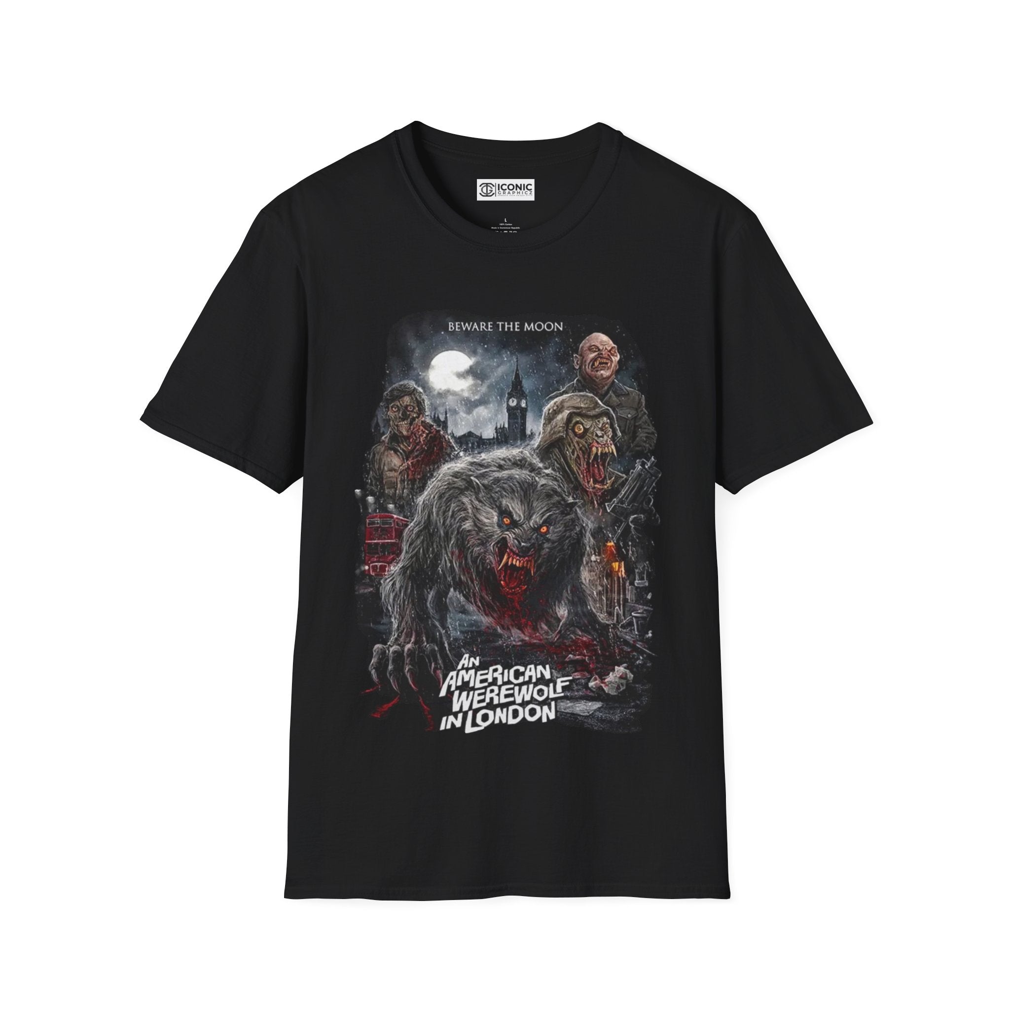 An American Werewolf in London Unisex Softstyle T-Shirt